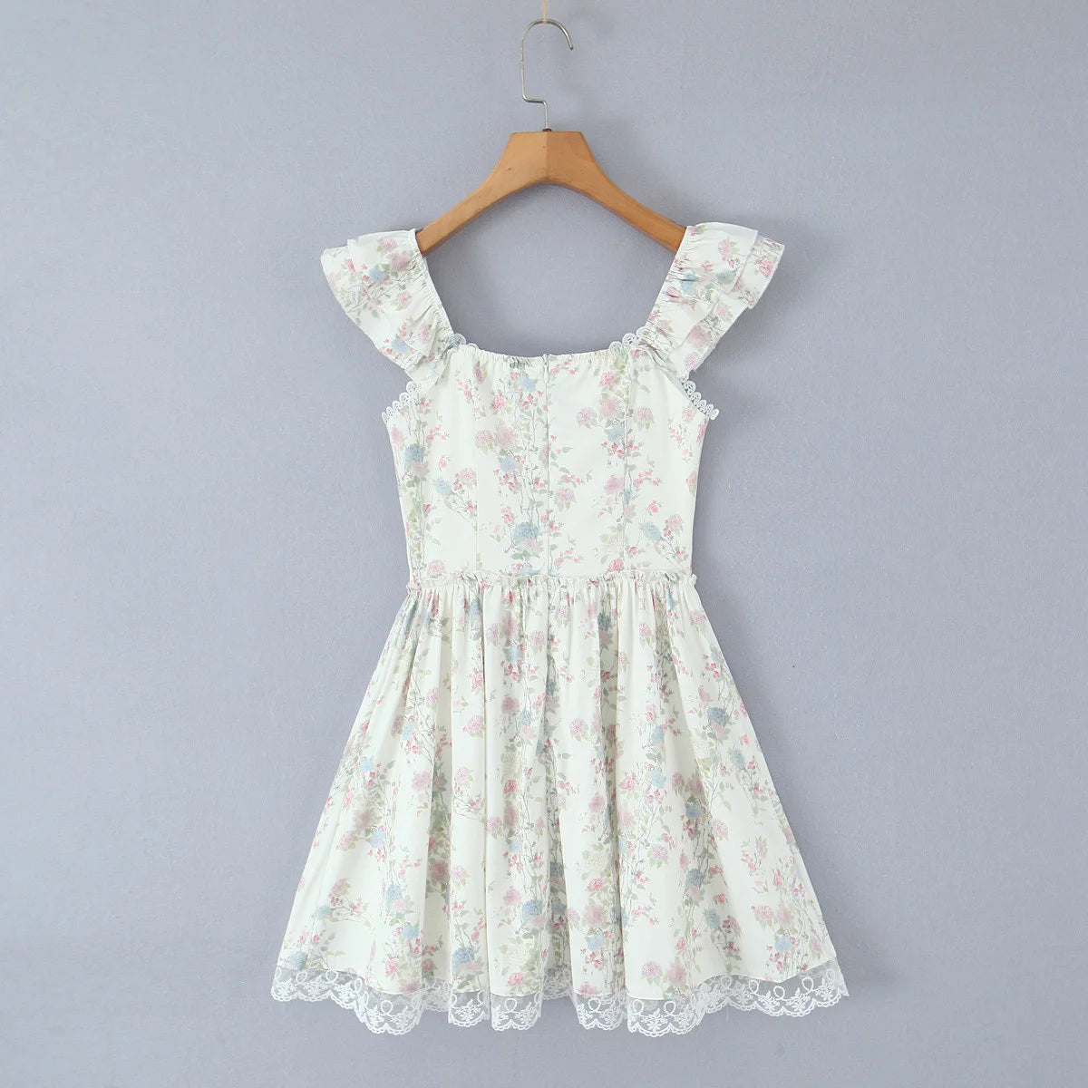 Inbal - Vintage-style floral mini dress