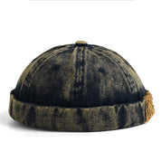 Washed Denim Docker Cap