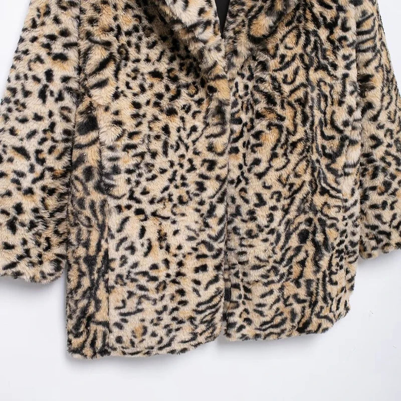 RR Leopard Fur Coat