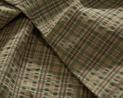 Men's Striped Jacquard Cuban Collar Shirt