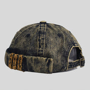 Washed Denim Docker Cap