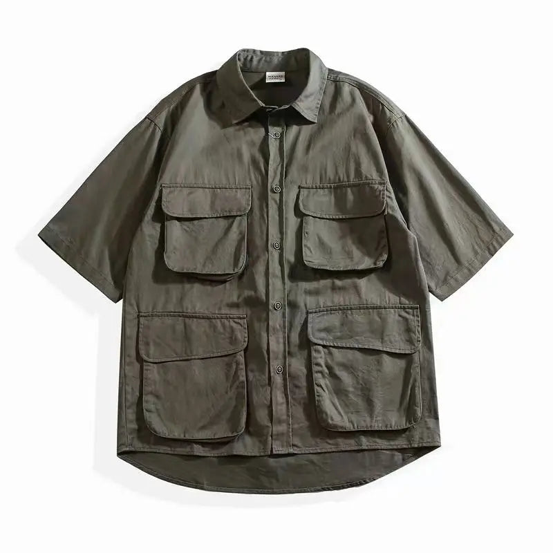 Men's Multi-Pocket Workwear Shirt