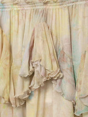 Classic Colorful Fringed Skirt