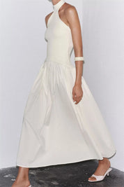 Liel- White maxi dress