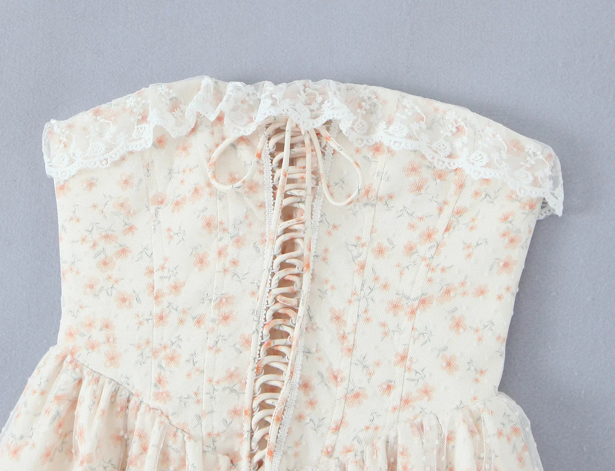Romi - Vintage-style floral mini dress