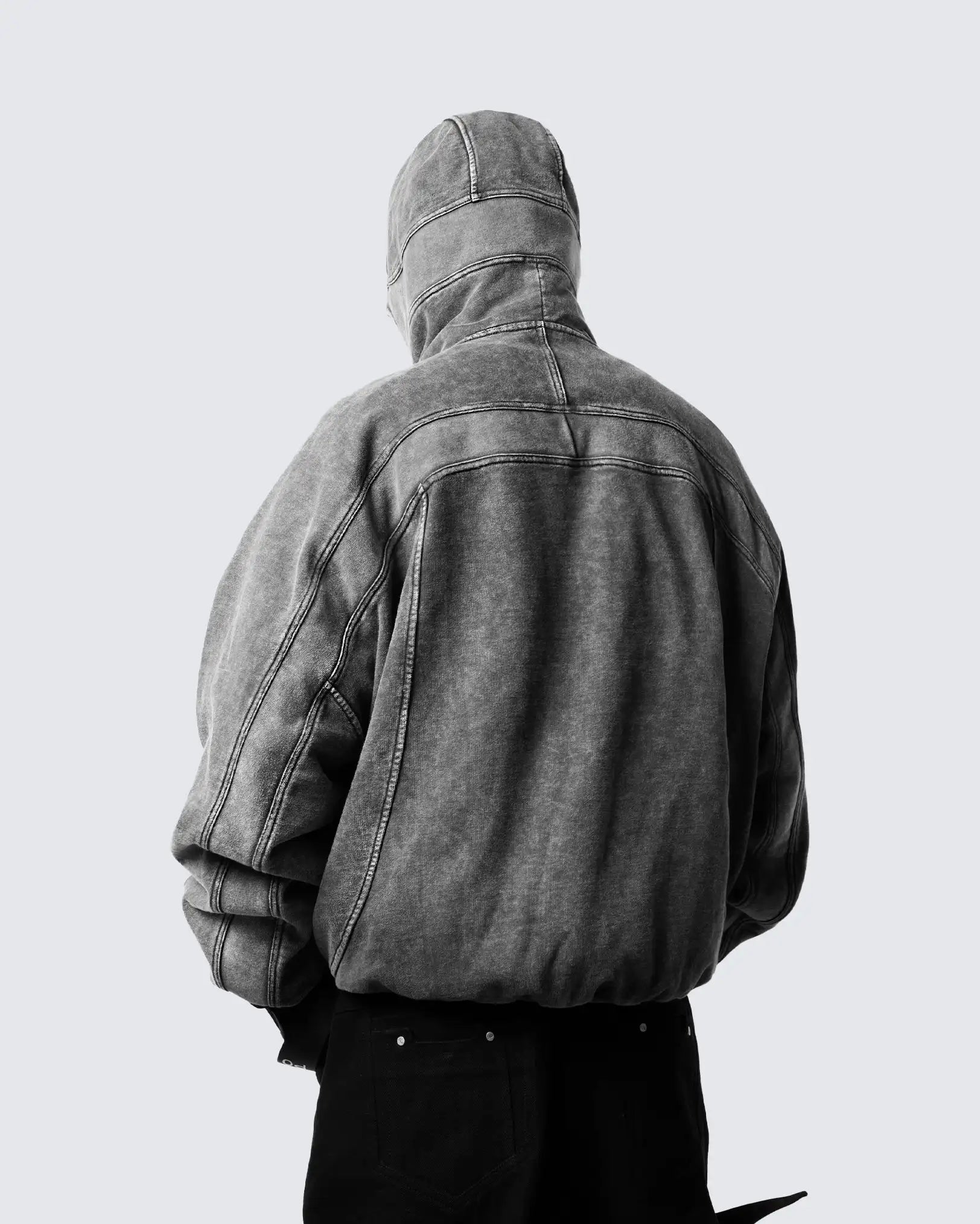 Rock Eye-Cutout Zip Hoodie