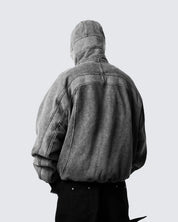 Rock Eye-Cutout Zip Hoodie