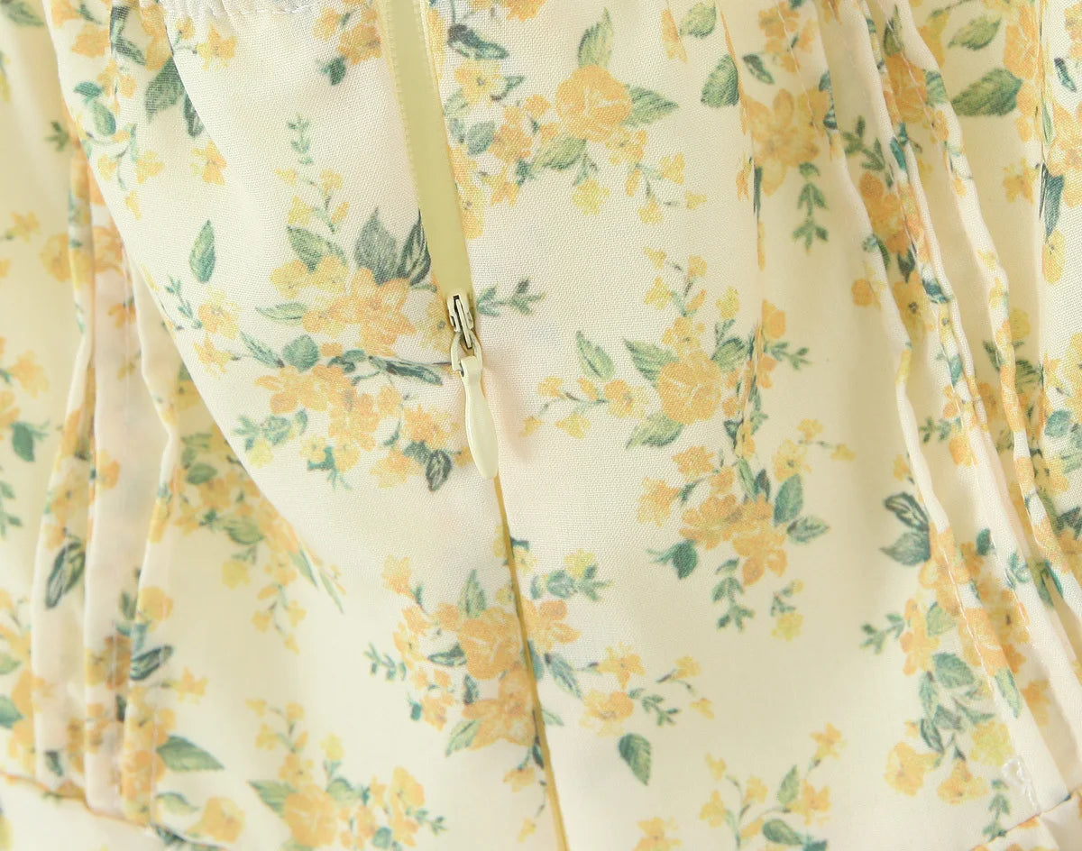 Yohana- Vintage Layered Mini Dress