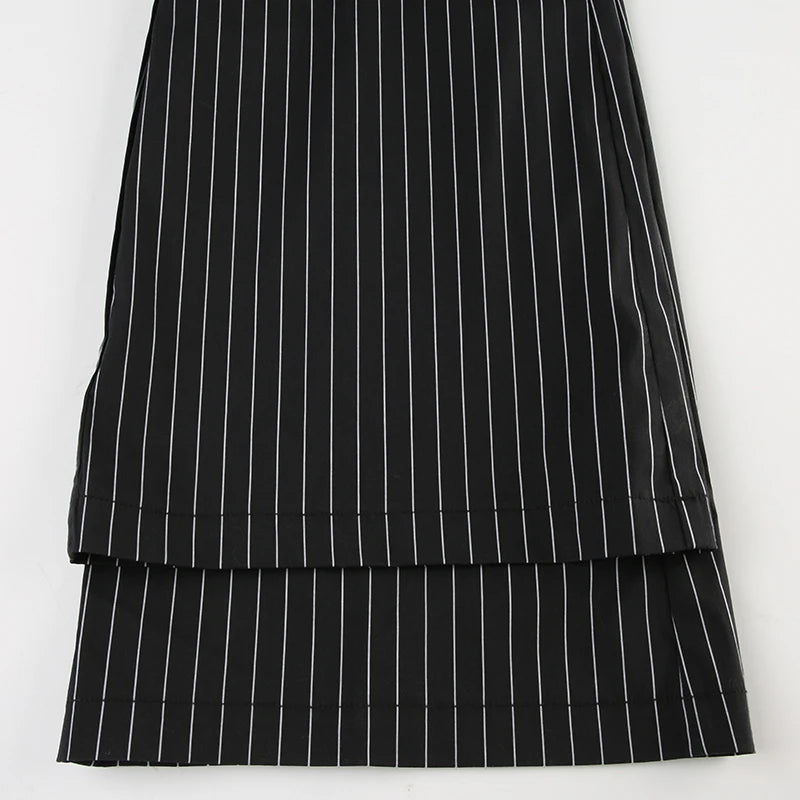UU Elegant Striped Low Pants