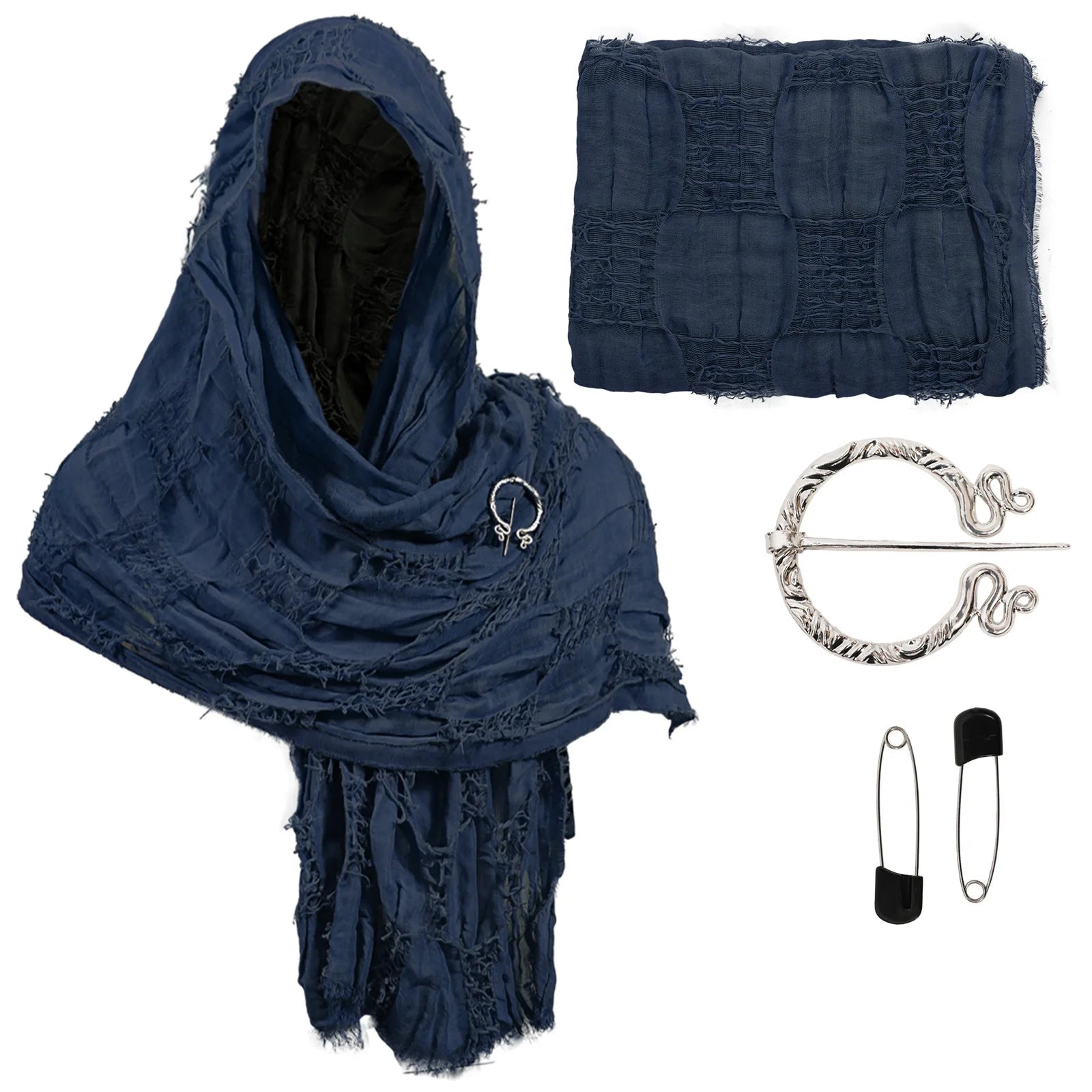 Cotton Scarf with Buckle- Festivals
