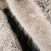 NOM Leopard Fur Jacket