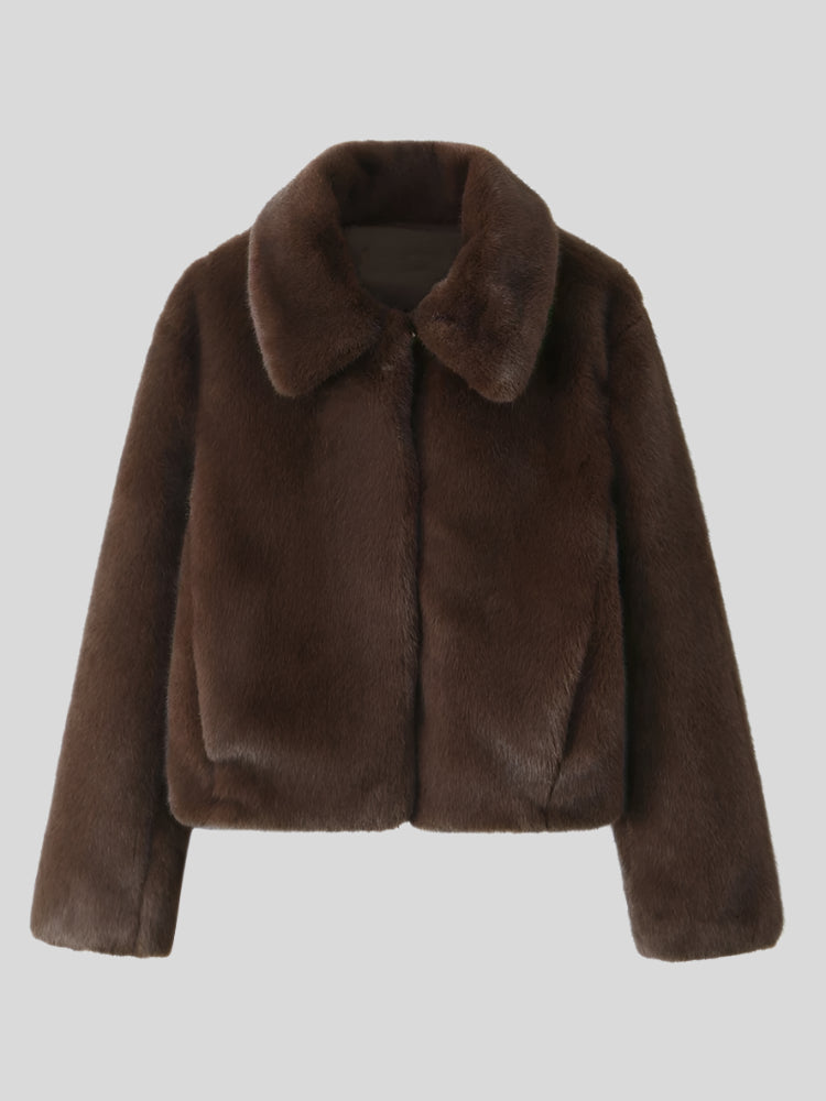 TO Warm Short Fur Jacket