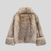 PIMO Fur-Collar Coat