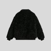 MOON Warm Fur Jacket with Buckle