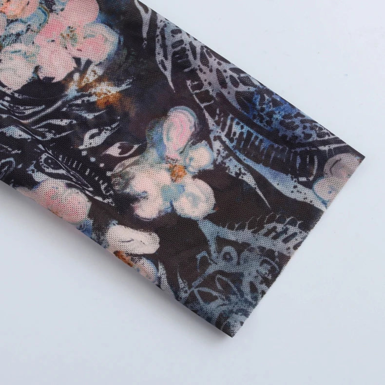 JIM One-Sleeve Tiered Dress