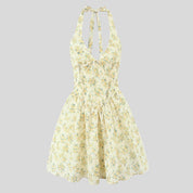 Yohana- Vintage Layered Mini Dress