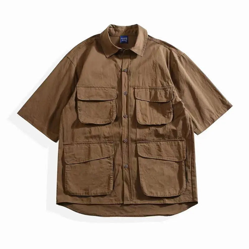 Men's Multi-Pocket Workwear Shirt