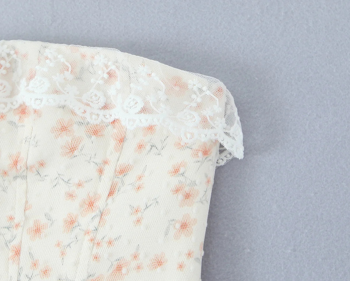Romi - Vintage-style floral mini dress