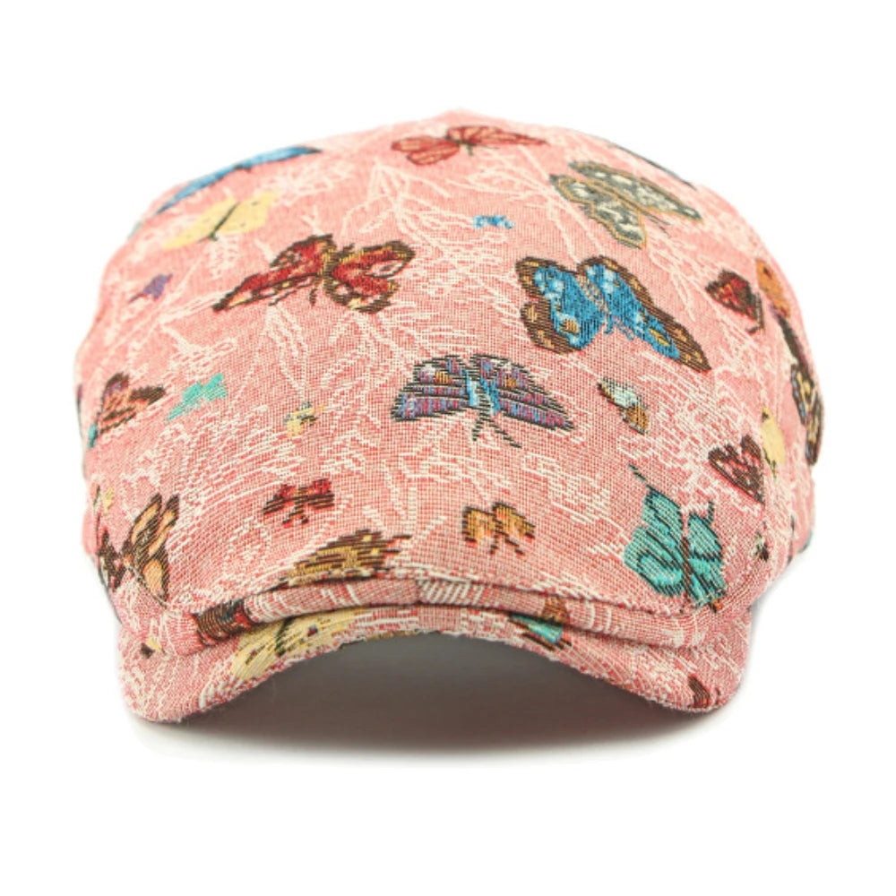 The Mavi Hat – Butterfly Embroidered Beret