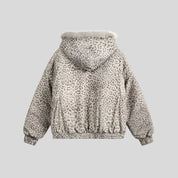 NOM Leopard Fur Jacket