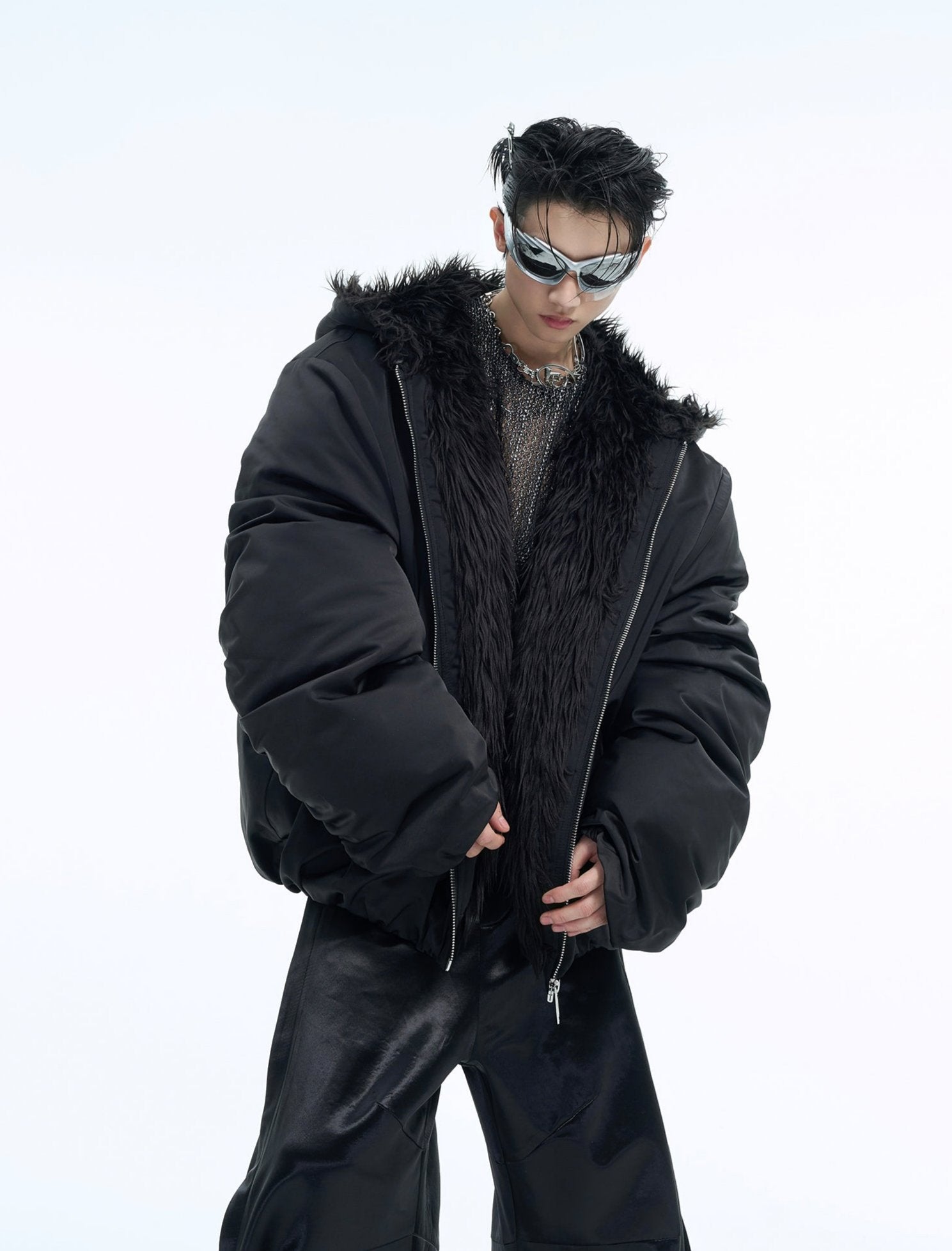 CO CI Reversible Fur Coat