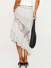 Noam- Skirt with lace combination
