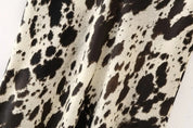 Dalmatian Print Skirt