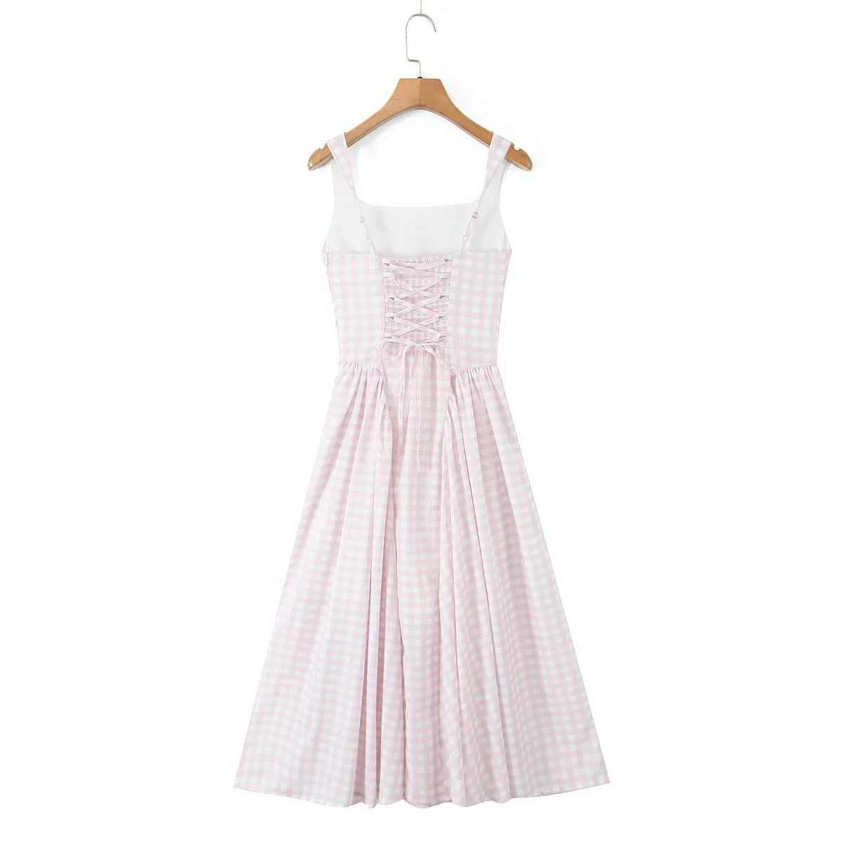 Yaela- Puffy plaid dress