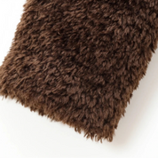 YI Warm Brown Fur Coat with Buckle