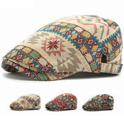 The Elan Hat – Jacquard Flat Beret