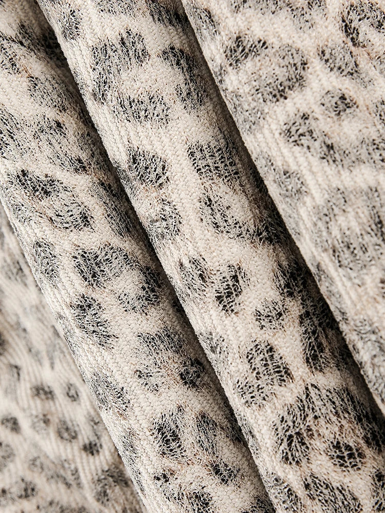 NOM Leopard Fur Jacket