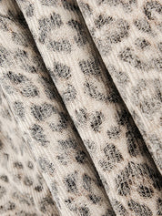 NOM Leopard Fur Jacket