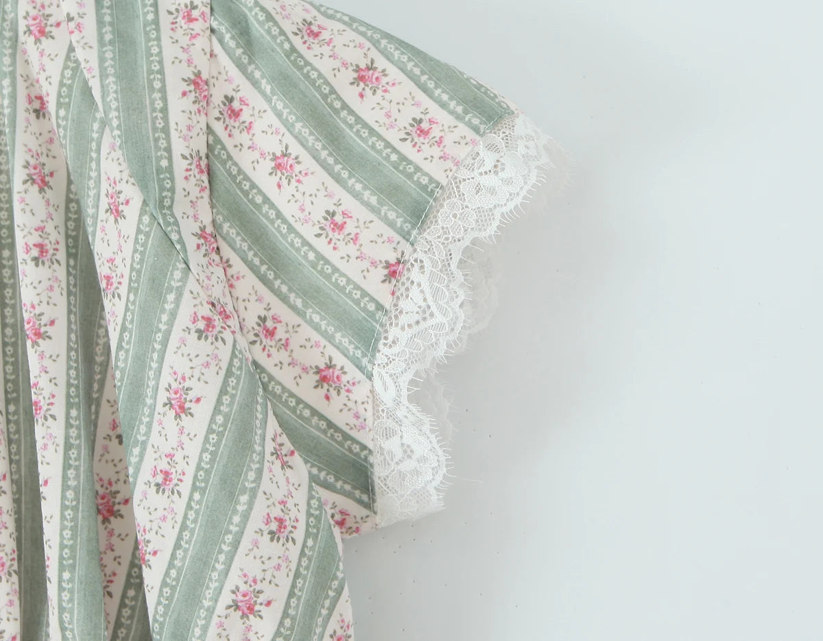 Yaara- Vintage Layered Mini Dress