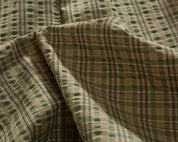 Men's Striped Jacquard Cuban Collar Shirt