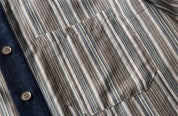 Men's Striped Oversized Shirt