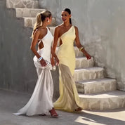 Class- Maxi dress with one sleeve