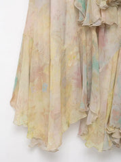 Classic Colorful Fringed Skirt