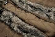 Fleece-Lined Cotton Winter Coat