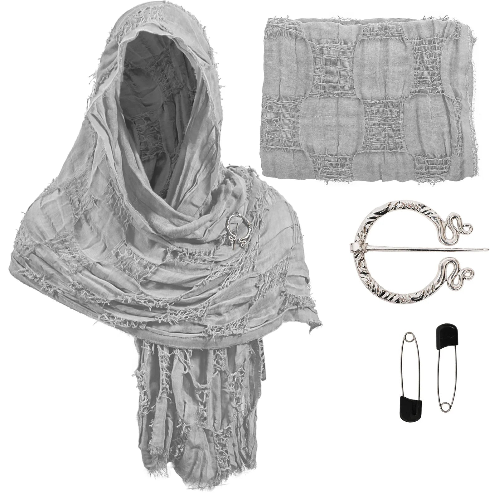 Cotton Scarf with Buckle- Festivals