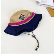Packable Color Block Bucket Hat