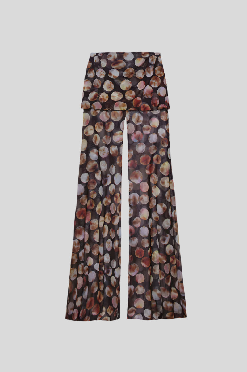 Elegant pantes High-Waisted Print