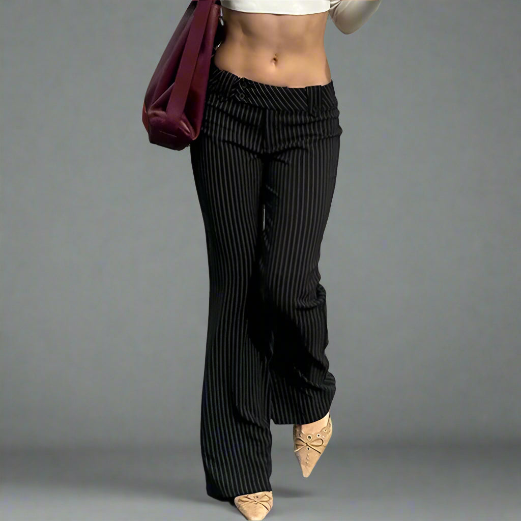 UU Elegant Striped Low Pants