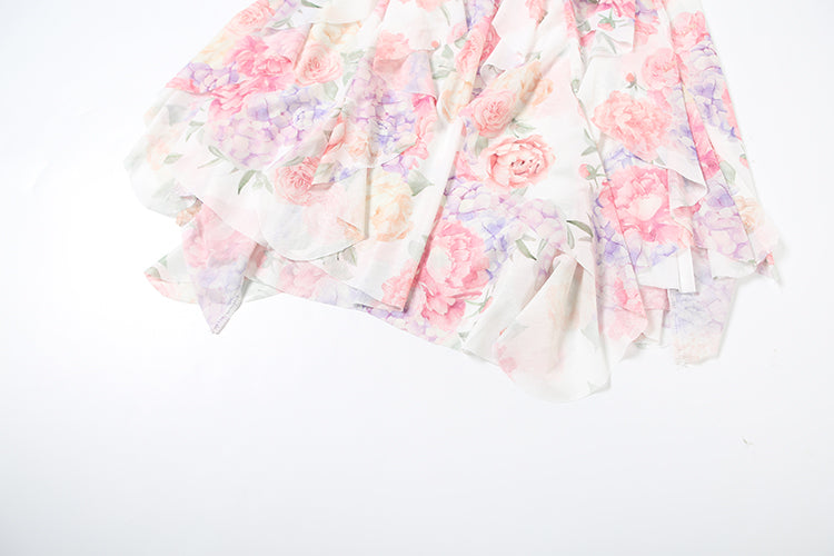 AYMI wide mini dress with starfish