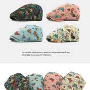 The Mavi Hat – Butterfly Embroidered Beret