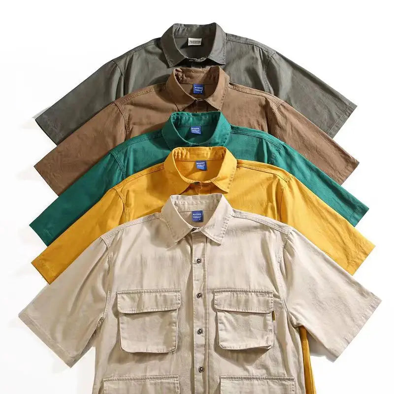 Men's Multi-Pocket Workwear Shirt