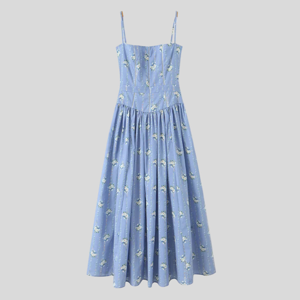 Flora - Blue dress