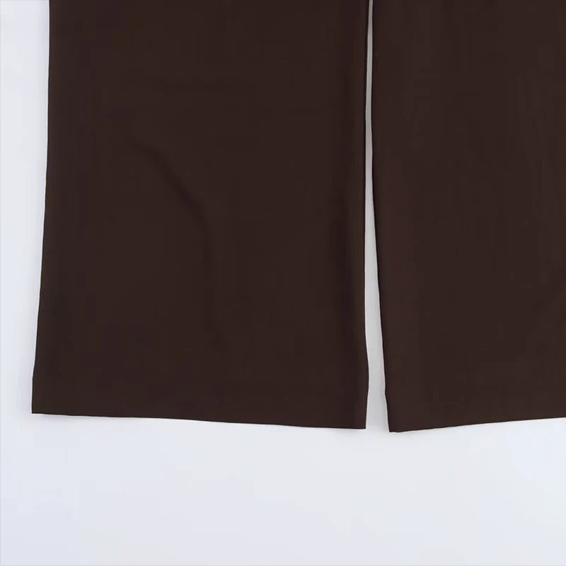 UIN Wide Elegant Brown Pants