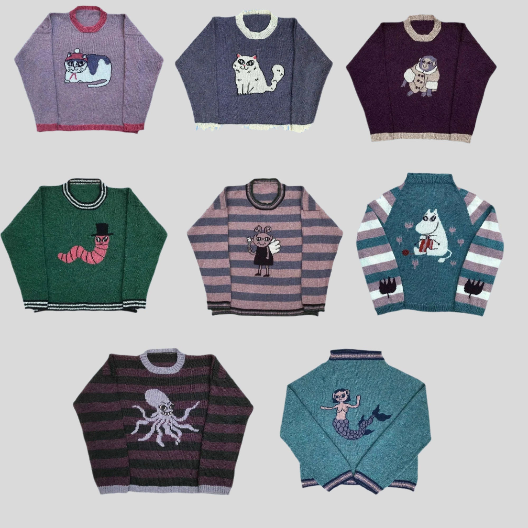 YYY Cartoon Sweater