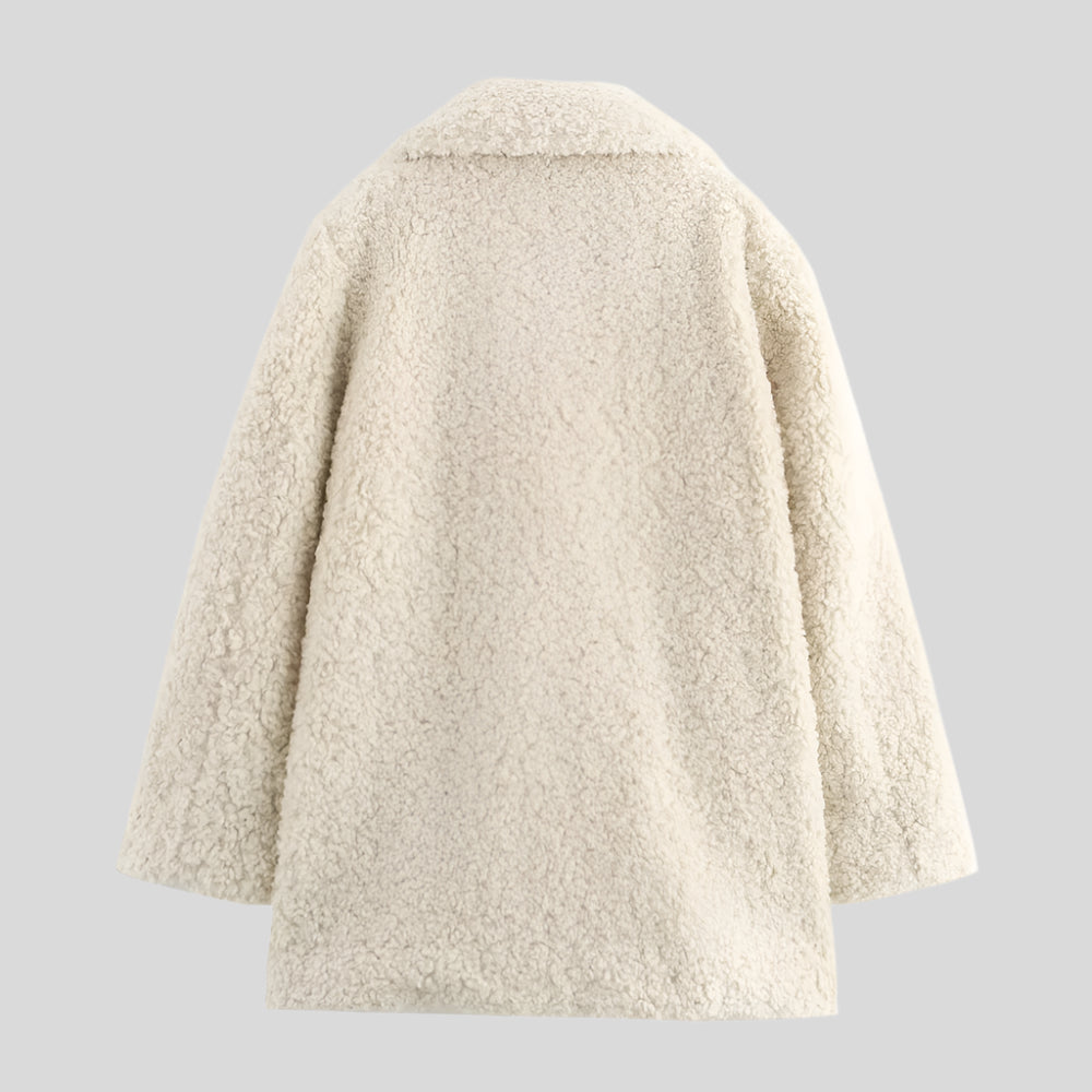 WIN White Fur Coat