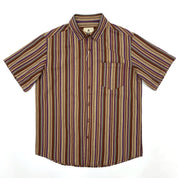 Striped Cotton Short Sleeve Shirt